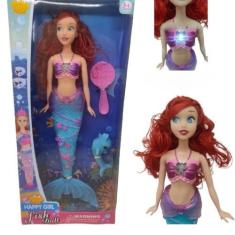 Imagem de Encantadora Boneca Sereia Com Música De Pelúcia Ideal Para Presente Co