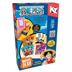 Imagem de Jogo da Memória Memo Play One Piece 32 Cartas 1279 - Elka