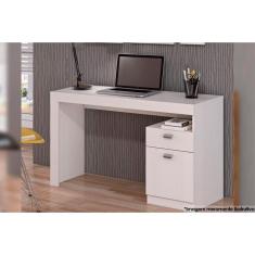 Imagem de Mesa Escrivaninha Juvenil Melissa C 1 Porta E 1 Gaveta Branco Permobili