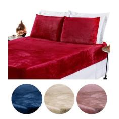 Imagem de Lençol Pra Cama Casal 3 Peças Inverno188cm X 138cm Toque Macio E Quent