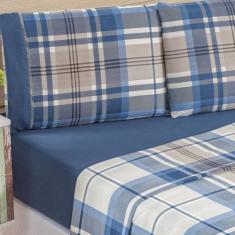 Imagem de Jogo De Cama Lençol Casal 4 Peças Naturale Micropercal 200 Fios - Bia