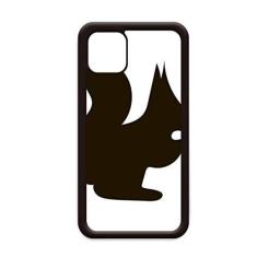 Imagem de Capa de celular com desenho de esquilo preto para Apple iPhone 11 Pro Max