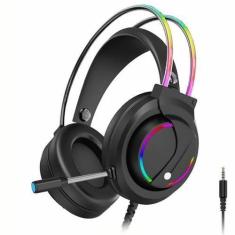 Imagem de Fone P2 c/microfone Sate GH-532 Gaming RGB Blakc - Satellite