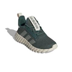 Imagem de adidas Tênis unissex infantil Kaptir Flow, Verde universitário/verde prata/branco maravilha, 18