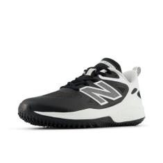 Imagem de New Balance Fresh Foam Velo V4 Turf-Trainer Tênis de softbol feminino, Preto/branco, 40