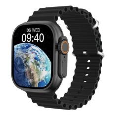 Imagem de Relógio Inteligente Smartwatch Preto Ultra W69 Pro Feminino Masculino