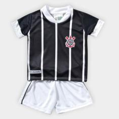 Imagem de Conjunto Bebê Corinthians Sublimado Camiseta + Short - Torcida Baby