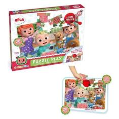 Imagem de Quebra Cabeça Play 20 Peças Lente Magica Cocomelon Elka