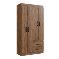 Imagem de Guarda-Roupa Rosário 30204 4 Portas 2 Gavetas E 2 Prateleiras - Móveis