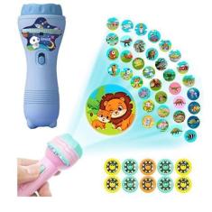Imagem de Brinquedo Lanterna Projetora Infantil Com Bateria 24 Imagens - Wellmix