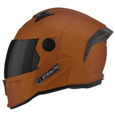 Imagem de Capacete Moto Fechado Pro Tork Stealth Solid Fosco Viseira Fumê, LARAN