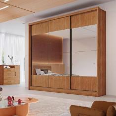 Imagem de Guarda Roupa Coliseu 3 Portas 6 Gavetas  Clic Móveis Cumaru