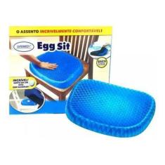 Imagem de Almofada Assento Gel Ovo Silicone Cóccix Ortopédico Egg Sit - Supermed