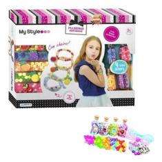 Imagem de Kit Bijuteria My Style Pulseiras Perfumadas Com Cheiro Miçanga Infantil (My Style Pulseiras Perfumadas)