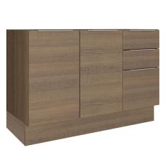 Imagem de Balcão de Pia Stella 2 Portas 3 Gavetas Rustic Madesa