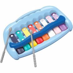 Imagem de Xilofone Piano Infantil - Bandinha Show - Azul - Zoop Toys