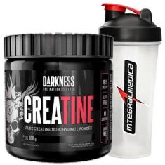 Imagem de Creatina 300g Darkness + Coqueteleira 1 Dose Integralmedica, Sem.Sabor