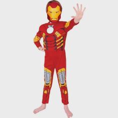 Imagem de Fantasia Homem de Ferro Infantil Vingadores Deluxe