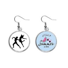 Imagem de Duet Dance Dancer Sports Performance Ear Drop Summer Melancia brinco Wear