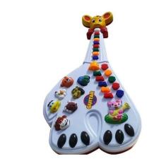 Imagem de Guitarra Musical Infantil Girafa 26 Teclas Sons E 10 Músicas - Deny To