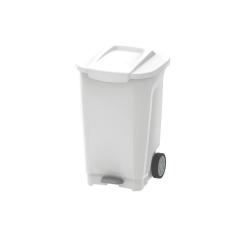 Imagem de Lixeira Em Plastico T-Force  De 100L Com Eixo De Metal E Rodas De Borracha