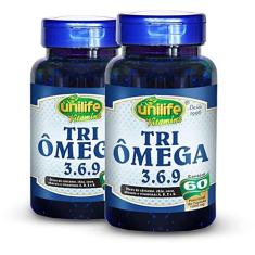 Imagem de Kit 2 Tri Ômega (Ômega 3, 6 e 9) Unilife 60 cápsulas