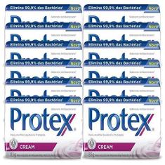 Imagem de Kit Sabonete em Barra Protex Cream 85g com 12 unidades