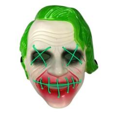 Imagem de Máscara Coringa Com Led Verde Halloween Fantasia - Mult Epocas
