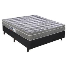 Imagem de Cama Box Casal Colchão Espuma D33 Confort Toraflex + Box Sintético 62x138x188 Preto