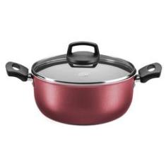 Imagem de Caçarola Antiaderente Cereja Tampa Vidro Nº 20 Mta