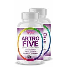Imagem de Kit Com 2 - Artrofive Colágeno Tipo 2 + Magnésio e Vitaminas 60 Capsulas de 500mg Nataly