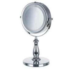 Imagem de Espelho de Mesa Luz Led Dupla Face para Maquiagem Amplia 5x