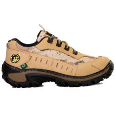 Imagem de Tênis Adventure Masculino Couro Camuflado Treeking Trilha-Masculino