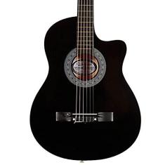 Imagem de Violão de Nylon Acústico Waldman PPC-1 BK Preto