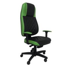 Imagem de Cadeira Gamer Para Escritório Linha Gamer Cagliari Verde - Design Offi