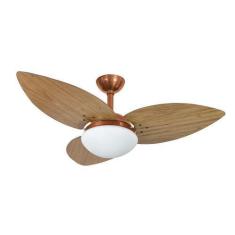 Imagem de Ventilador de Teto Infinity Lótus Cobre 3 Pás Freijó 220V+Controle 102