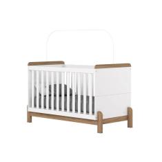 Imagem de Berço Infantil Ternura 3 Em 1 Branco Jequitiba - Henn