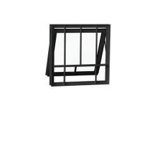 Imagem de Janela Vitro Maxim Ar 60x60cm Alumínio C/Grade Modular Preto - CRV