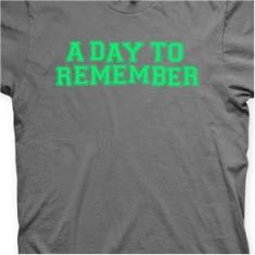 Imagem de Camiseta A Day To Remember Chumbo e Verde em Silk 100% Algodão