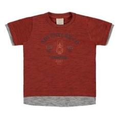 Imagem de 1891 V18 Camiseta Masculina Angero Flame Adventure Marrom