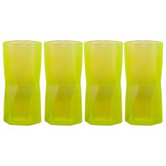 Imagem de Conjunto Com 4 Copos Rombus Neon  465ml - Libbey