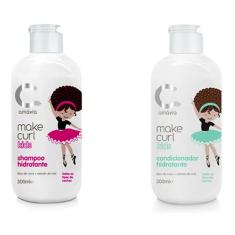 Imagem de Kit Make Curl Kids 2 Shampoo 2 Condicionador Hidrata Amavia