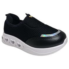 Imagem de Tênis Luz Casual Infantil Menina Led Dia a Dia Molekinha 2720.109-Feminino