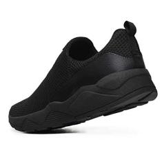 Imagem de Tênis Masculino Slip On Esportivo Comfort Sem Cadarço Com Tela Respirável Calce Fácil