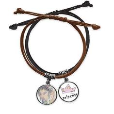 Imagem de DIYthinker Pulseira de couro com corrente de mão chinesa para pintura a óleo XJJ