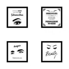 Imagem de Kit De Quadros Decorativos Em Mdf Designer De Sobrancelhas 28