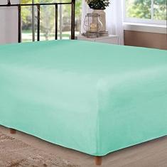 Imagem de Lençol Box Conjugado Unibox Solteiro Verde Arrumadinho Enxovais