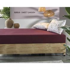 Imagem de Jogo De Cama Solteiro King Simples 2pc Malha 100% Algodao - Sweet Garden