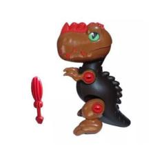 Imagem de Boneco Rex Dinossauro Educativo Monta E Desmonta - Samba Toys