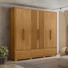 Imagem de Guarda Roupa Casal 6 Portas 5 Gavetas Amazonas
